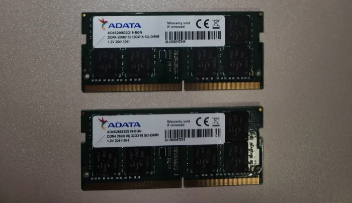 2 Memórias RAM DDR4 32GB 2666mhz SO-DIMM ADATA