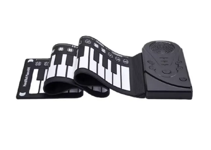 Teclado laminado portátil 49 teclas de silicone macio