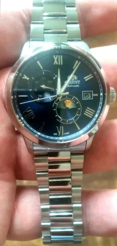 Orient yn6ss034 automático 39mm safira completo.