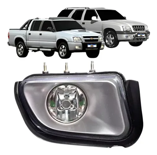 Farol Milha Direito Chevrolet S10 Blazer 2001 A 2009 Cristal