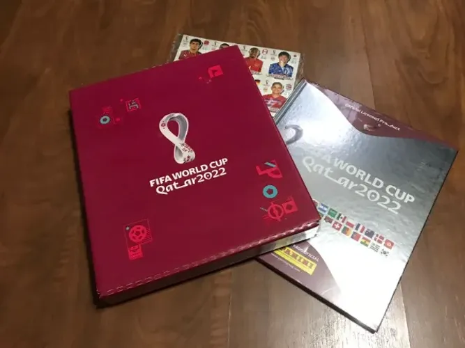 Kit Copa 2022 Com AlbumCapa Dura Prata - Leia Descrição!