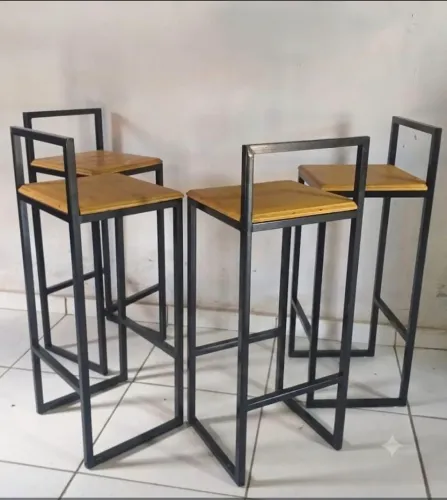 Banquetas estilo industrial