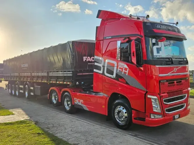 Volvo FH 460 6X2 Globetrotter Ano 21 Plano Ouro + 4 Eixo Facchini 0km 14 x 1.80 c/pneus