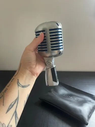 Microfone Shure Super 55 Vintage - Impecável, Pouquíssimo Uso