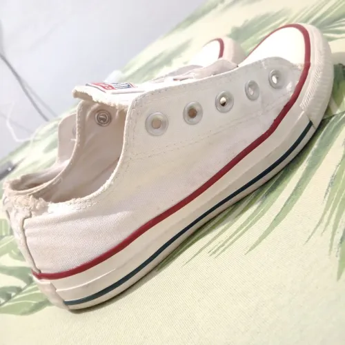 Sapato branco feminino Sapato preto feminino Sapato escolar sapato usado ALL STAR par 36