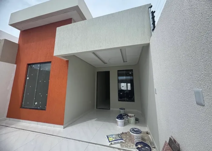 Casa com fachada moderna 