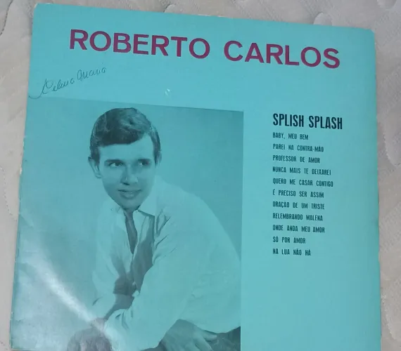 LP Roberto Carlos - Splish Splash (Relançamento CBS) - Vinil