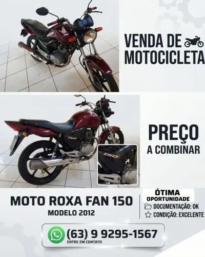 Moto CG Fan 150 2012 Completa