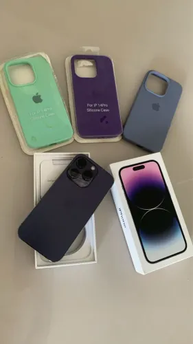 iPhone 14 Pro, 128 Gb, 79% Bateria Com Caixa!! 