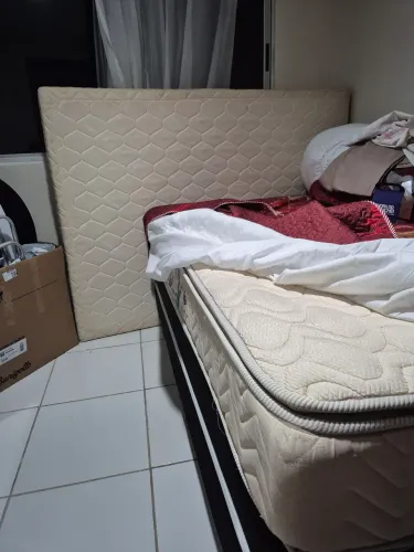 Vendo cama casal box