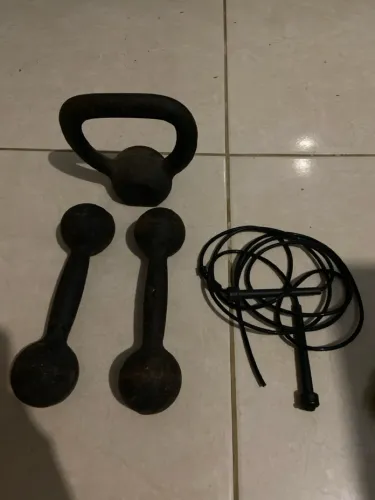 halteres e corda