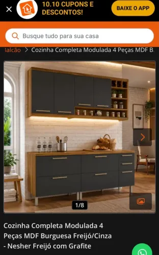 Armário de cozinha do grande