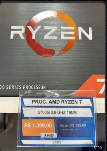Pc gamer Ryzen 7 5700g