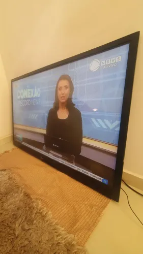 TV 50 Polegadas LG Plasma (Transformada em Smart TV + Aparelho e Cont. Remoto) 10X s juros