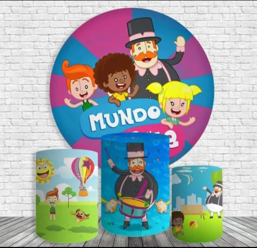 Kit capas para painel de festa Mundo Bita