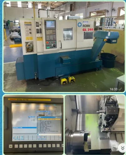Torno  CNC ROMI GL240 - Barramento inclinado  - Ano 2010T -oportunidade Muito novo