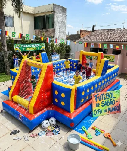 FUTEBOL DE SABÃO,TOBOGÃ,TOBOAGUA,WALTER BALL. 