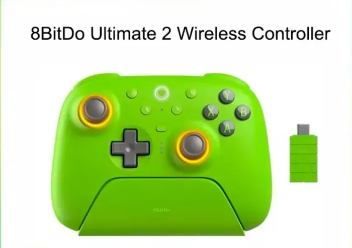 Conrrole sem fio 8BitDo Ultimate 2 Wireless - Verde Limao - lacrado - Original