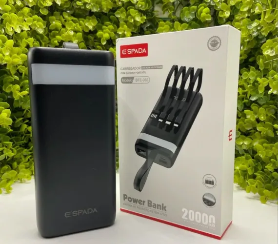 Carregador Power Bank 20000mAh - E'SPADA - BTE-05E