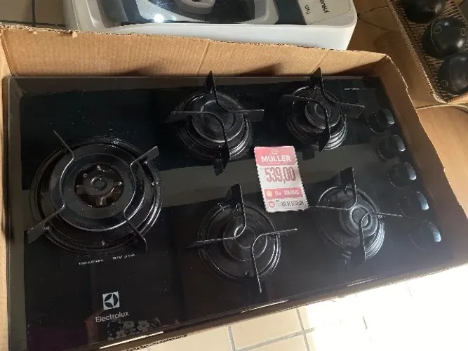 Fogão Cooktop 5 bocas Electrolux