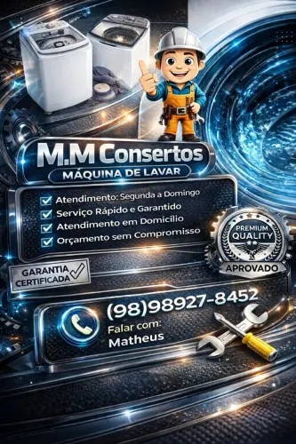Serviços de máquina de lavar em domicílio 