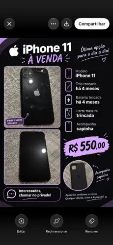 Celular IPhone 11