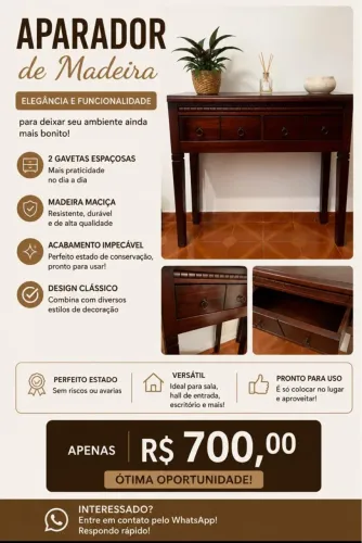 Aparador de madeira