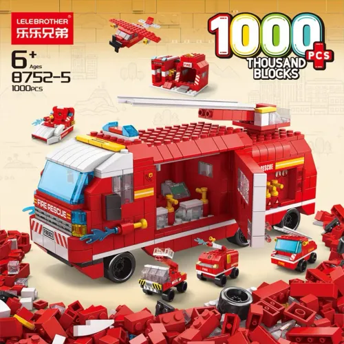 LEGO bombeiro 1000 peças 6 em 1