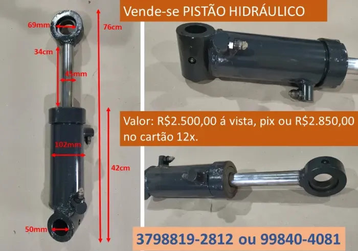 Pistão hidráulico