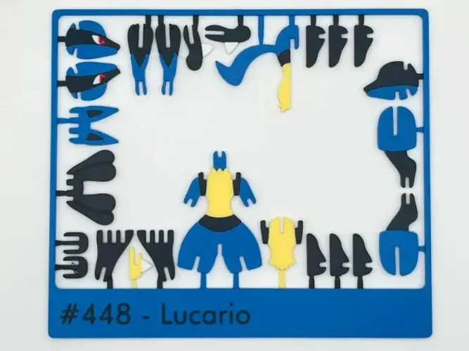 Pokemon #448 - Cartão de kit Lucario