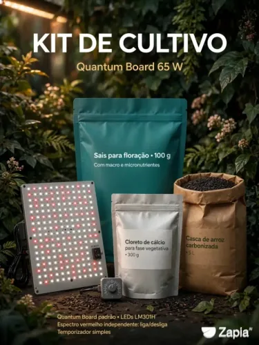 Kit cultivo(led+fert flora Vega + temporizador)