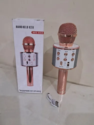 Microfone Karaoke com Blutetooh Novo