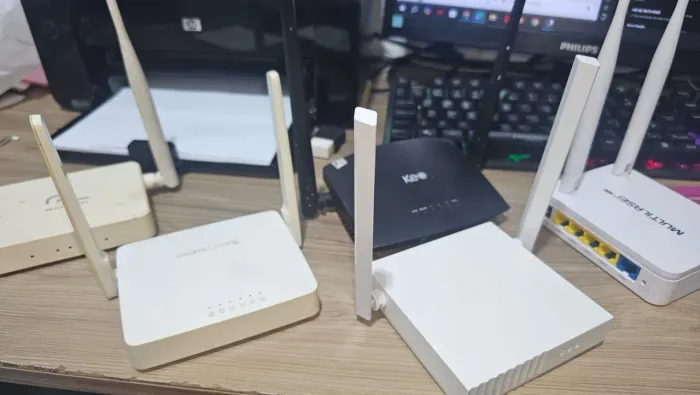 Roteador 2 antenas várias marcas semi novos