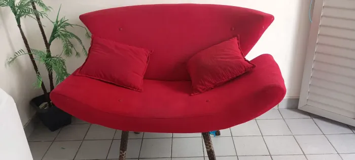 Vendo lindo sofá namoradeira
