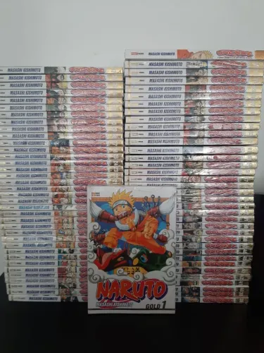 Coleção de Mangá Naruto Gold Completa + Databooks + Light Novels + Livro (Aceito Oferta)