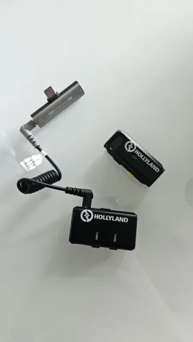 Microfone Hollyland Lark M1 + Adaptador p/ Celular