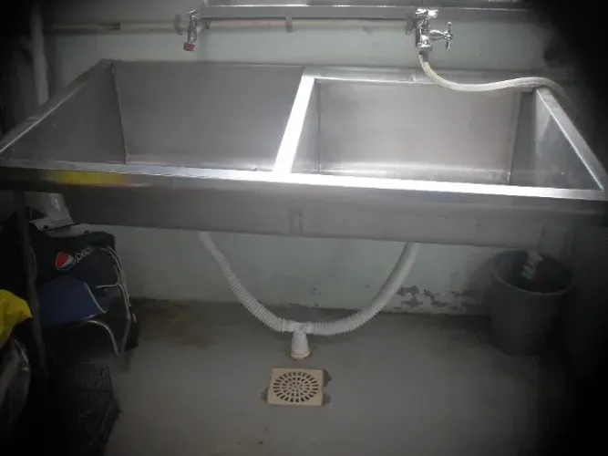 tanque lava roupas de inox