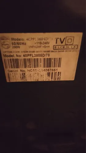 Vendo Tv Philips para retirada de peças