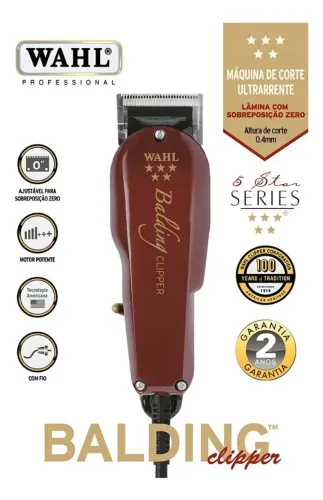 Cortador de Cabelo Wahl Professional 5 Star Balding 8110 Vermelho Nova
