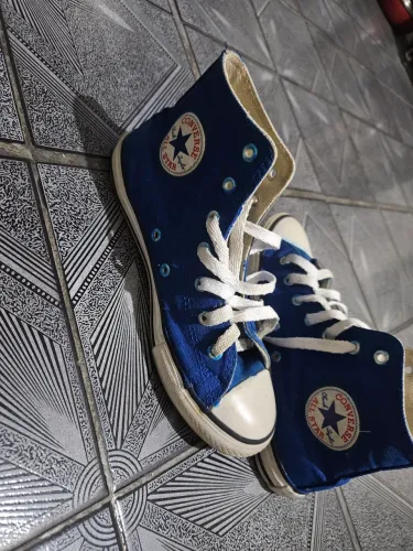 Tênis allstar azul tam 33