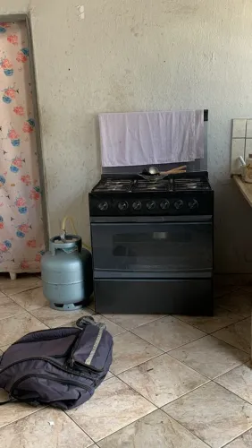 Fogão e o gás completo