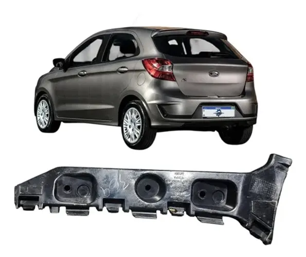 Guia Parachoque Traseiro Esquerdo Ford Ka 2015 A 2021 Uzad0