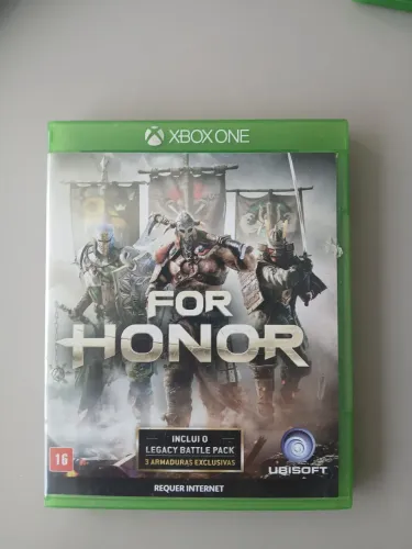 Jogo For Honor de Xbox One em mídia física.