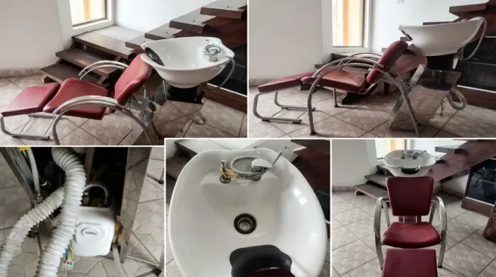 Lavatório Van de Velde Cuba de Porcelana Apoio Para os Pés e Aquecedor Cardal!