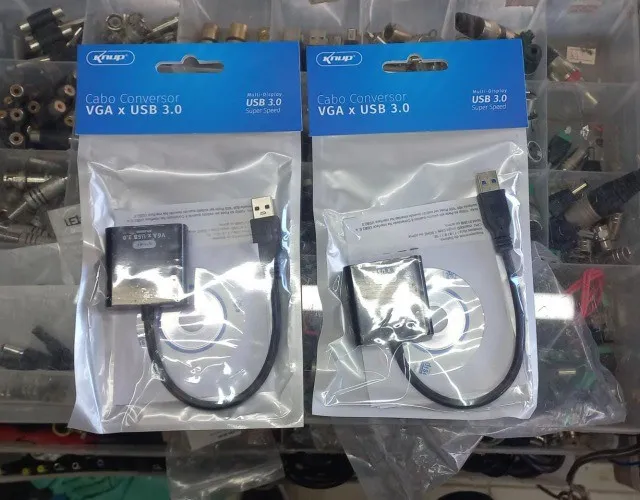 Cabo Conversor Vga/Usb 3.0 