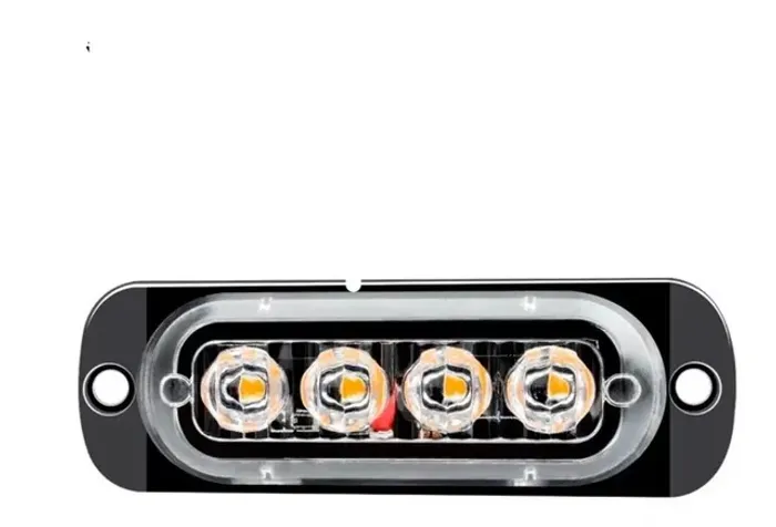 Strobo Automotivo 4 Leds + 16 Funções 12v/24v