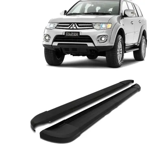 Estribo Mitsubishi Pajero Dakar - Alumínio Preto - CK176