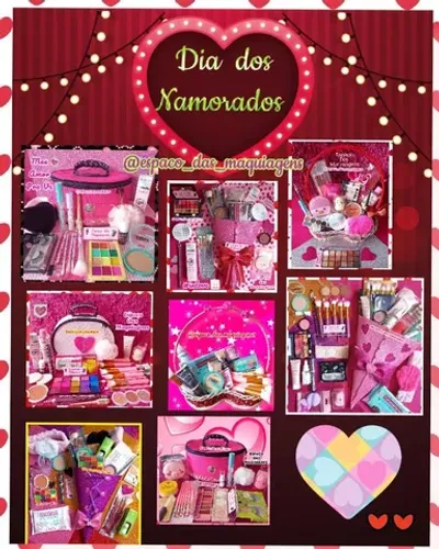 Liquidação de Kits de Maquiagem Dia dos Namorados