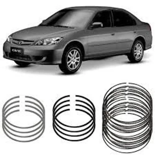 Jg Anel de Pistão Honda Civic 1.7 16v 2001/2006 - Std