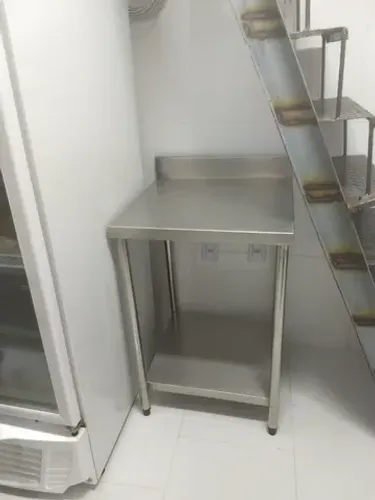 Mesa inoxidável bancada inox